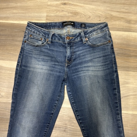 🇺🇸 lucky jeans cropped blue denim size 28 - Picture 4 of 10
